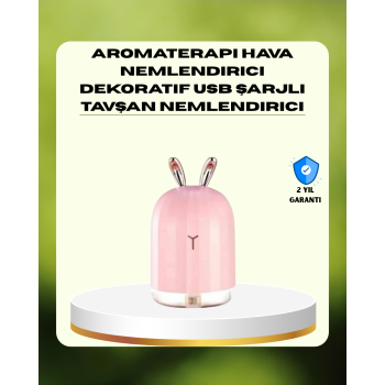 200 ml Ultrasonik Aroma Difüzör ve Hava Nemlendirici Gece Lambalı