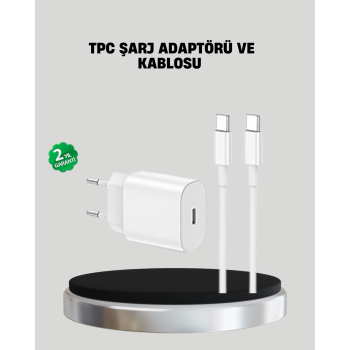 iOS Uyumlu 20W USB-C Hızlı Şarj Cihazı Telefon ve Tablet İçin