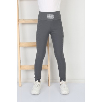 Fitilli Şardonlu Antarsit Kız Çocuk Günlük Tayt