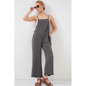 7019 Askılı Bahçivan Tulum - Antrasit