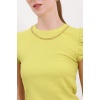 0430 Örme Bluz - A.Sarı
