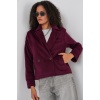 Kadın Kısa Kaşe Ceket 0725 - Bordo