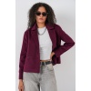 Kadın Kısa Kaşe Ceket 0725 - Bordo