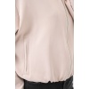 Kadın Oversize Fermuarlı Ceket 0735 - Krem