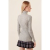 10311 Balıkçı Yaka Triko Kazak - Gri