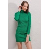 15797 Balıkçı Yaka Triko Elbise - Yeşil