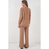 Kadın Hırka Pantolon Triko İkili Takım 15956 - Camel
