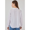 Kadın Basic Gömlek 20348 - Beyaz