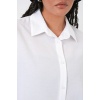 Kadın Oversize Basic Gömlek 20349 - Beyaz