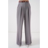 Kadın Yüksek Bel Palazzo Pantolon 30051 - Gri