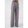 Kadın Yüksek Bel Palazzo Pantolon 30051 - Gri