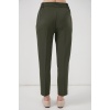 Kadın Beli Lastikli Kumaş Pantolon 30058 - Haki