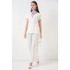 Kadın Örme İkili Takım 30064 - Beyaz