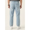 Erkek Rahat Kesim Baggy Jean Pantolon 30074 - Mavi