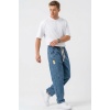 Erkek Rahat Kesim Baggy Jean Pantolon 30074 - İndigo