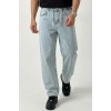 Erkek Rahat Kesim Baggy Jean Pantolon 30075 - Mavi