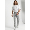 Erkek Rahat Kesim Baggy Jean Pantolon 30075 - Taş