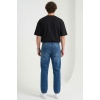 Erkek Rahat Kesim Baggy Jean Pantolon 30076 - Lacivert