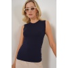 Kadın Kolsuz Body 4347 - Lacivert