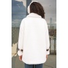 5206 Kadın Oversize Peluş Mont - Taba