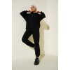 55434 Oversize Eşofman Takımı - Siyah