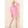 5845 Tesettür Tunik - Pembe