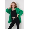 5862 Örme Kimono - Yeşil