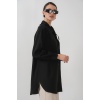 Fırfırlı Uzun Gömlek Tunik 5952 - Siyah