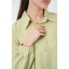 Kadın Uzun Oversize Gömlek 5965 - E.Yeşil
