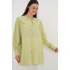 Kadın Bebe Yaka Uzun Tunik 5967 - E.Yeşil