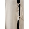 Keten Tesettür Kimono 5968 - Ekru
