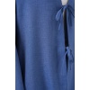 Keten Tesettür Kimono 5968 - İndigo