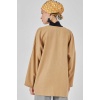 Keten Tesettür Kimono 5968 - Camel