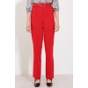 Kadın Kırmızı Yüksek Bel Kumaş Pantolon 6584