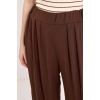 Kadın Kahverengi Şalvar Pantolon 6659