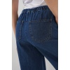 Kadın Geniş Paça Kot Pantolon 6706 - A.Lacivert