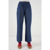 Kadın Rahat Kalıp Kot Pantolon 6707 - Lacivert