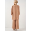 Ayrobin Tunik Pantolon Alt Üst Takım 6712 - Vizon