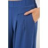 Kadın Geniş Paça Pileli Pantolon 6718 - İndigo
