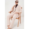 Kadın Ayrobin Kimono Pantolon İkili Takım 6739 - Krem