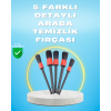 5li Araba Temizlik Fırçaları-Farklı Boyutlu Fırçalarla Derinlemesine Temizlik