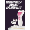 4 Başlıklı Lazer Öncesi Kısaltma Epilasyon Aleti Epilatör Çok Amaçlı