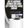 4K 10.2 İnç Çift Kameralı Araç Multimedya Ekranı CarPlay Kablosuz Tüm Cihazlara Uyumlu