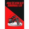 12 Ledli RGB Işıklı Araç Içi Ayak Altı Led Oto Ampul Kumandalı 7 Renk