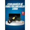 Led Lamba El Feneri Küçük Taşınabilir USB Şarjlı Acil Durum Lambası