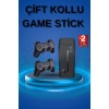Retro Oyunlar 4k Game Stick 2.4g Kablosuz Çift Kol 3500 Oyun Atari