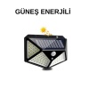 Solar Sensörlü Duvar Lambası Bahçe Lambaso Parlak Beyaz Işık Suya Dayanıklı
