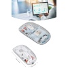 Kablosuz Mouse Fare Şarjlı Bluetooth Wireless Çift Modlu Sessiz