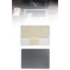 Touchpad Tüm Cihazlara Uyumlu Bluetooth Klavye Touchpad Slim Kablosuz Wifi Q Klavye
