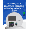 Profesyonel Mobil Oyun Seti | Yüksek DPI Mouse + Ergonomik Klavye